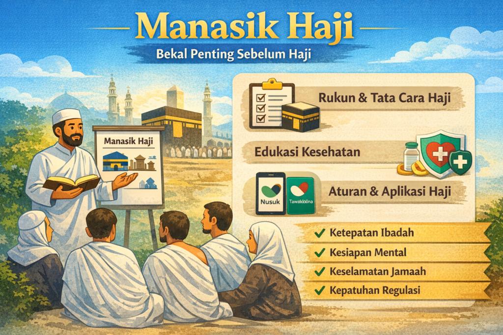Manasik Haji: Bekal Wajib Sebelum Berangkat ke Tanah Suci